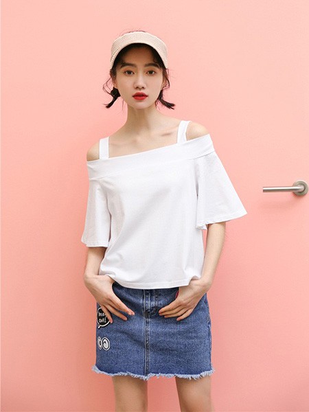 bccd休闲装2022春夏季藏蓝色短裙