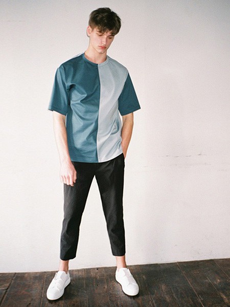 bccd休闲装2022春夏季拼色T恤