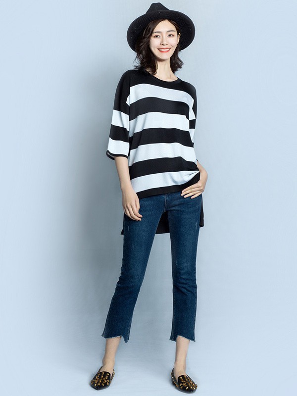 纽纳斯休闲装2022春夏季白色T恤