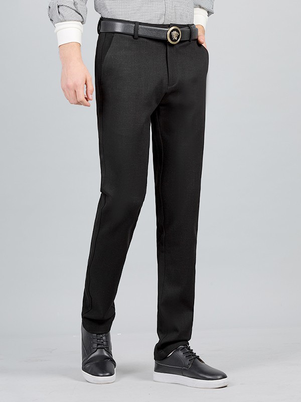 谱拉歌世男装2022春夏季黑色西装裤