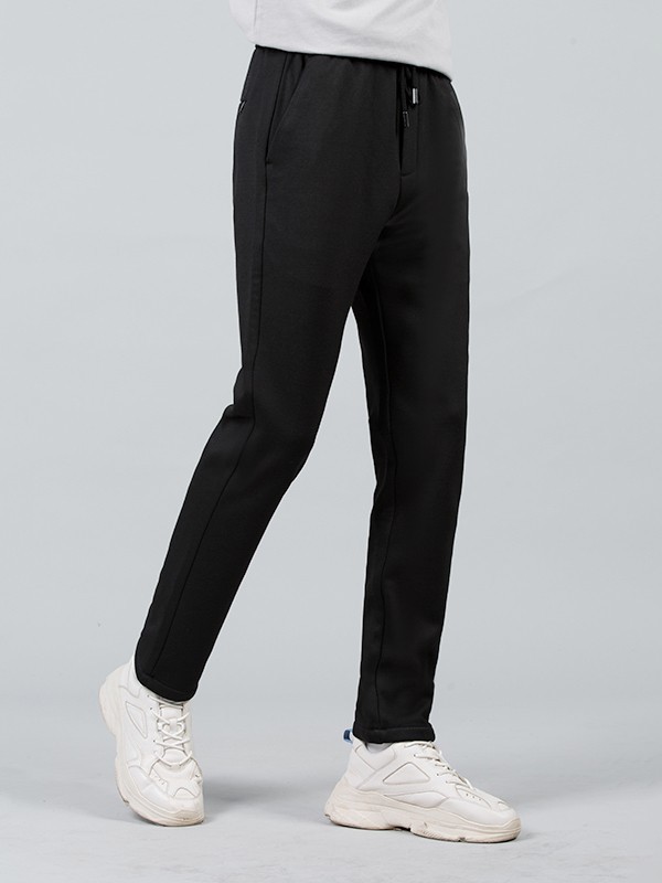 谱拉歌世男装2022春夏季黑色长裤