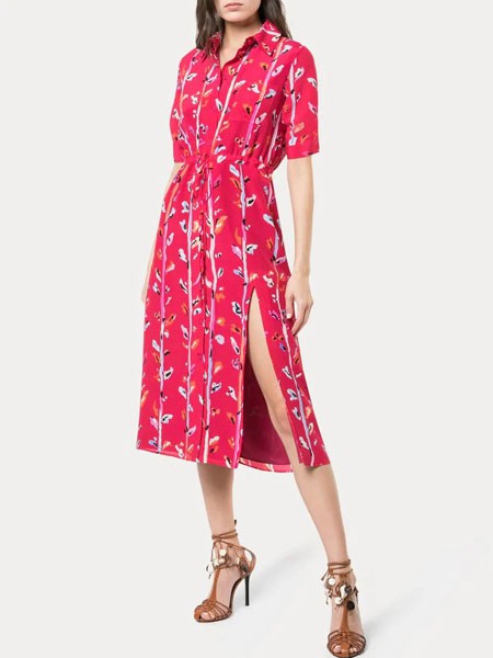 Altuzarra2022春夏季粉色衬衫裙