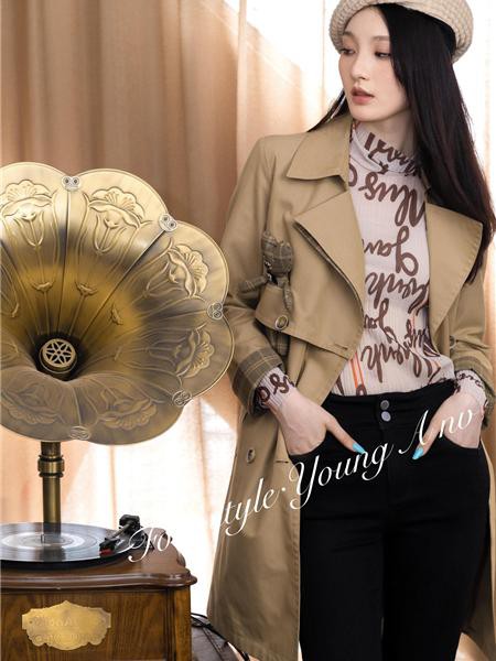 籽木一桐2022秋冬季卡其色风衣