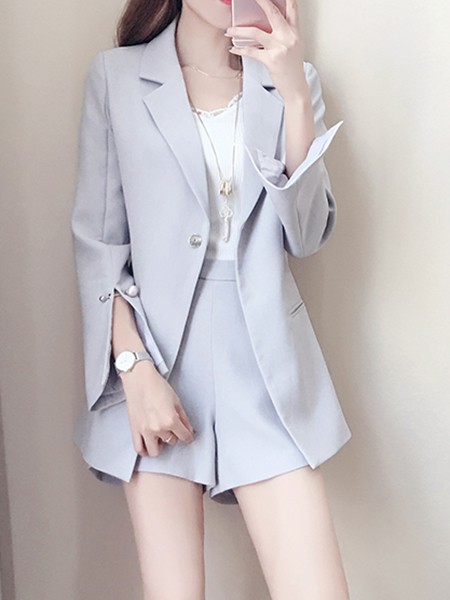 佐思琳女装2022春夏季白色短裤