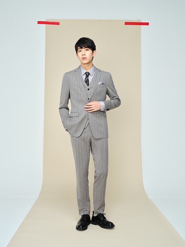 MOST姆氏德男装2022秋冬季灰色西装