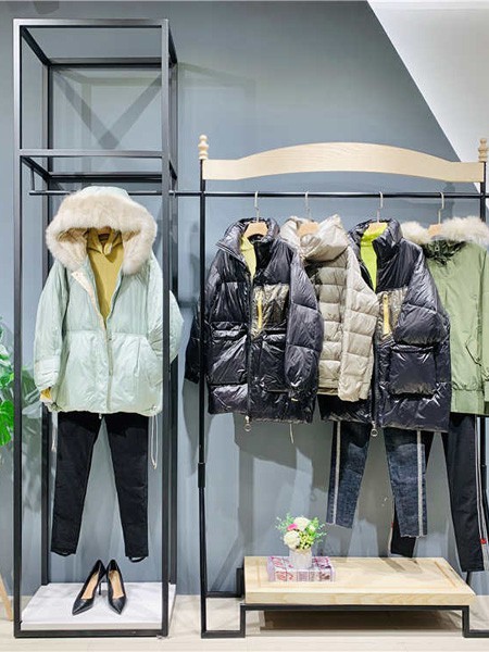 联胜服饰女装2022秋冬季黑色长裤