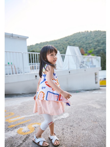 吾名堂童装2022春夏季白色背心