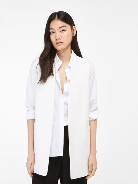 ​优刻定制男装2022春夏季白色衬衫