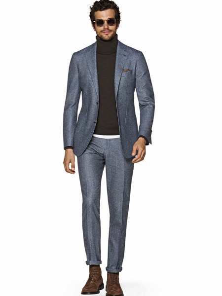 ​优刻定制男装2022春夏季灰色西装