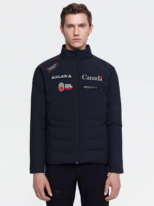 迪桑特运动装2022秋冬季黑色外套