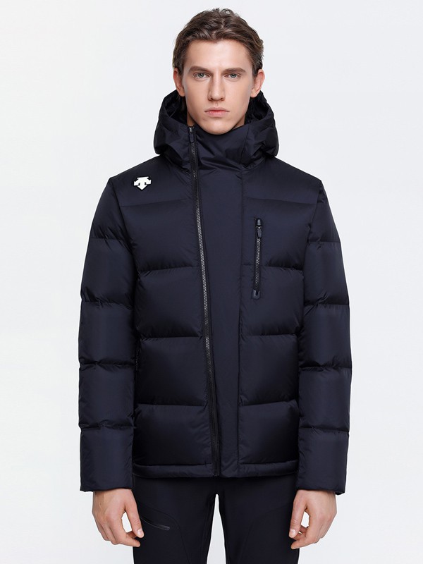 迪桑特运动装2022秋冬季黑色棉服