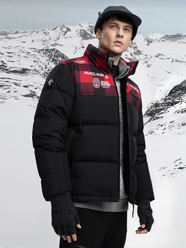 迪桑特运动装2022秋冬季黑色棉服