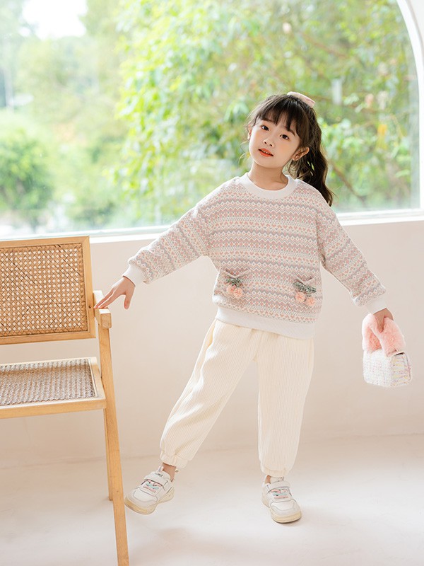 KISSABC2022秋冬季米色长裤