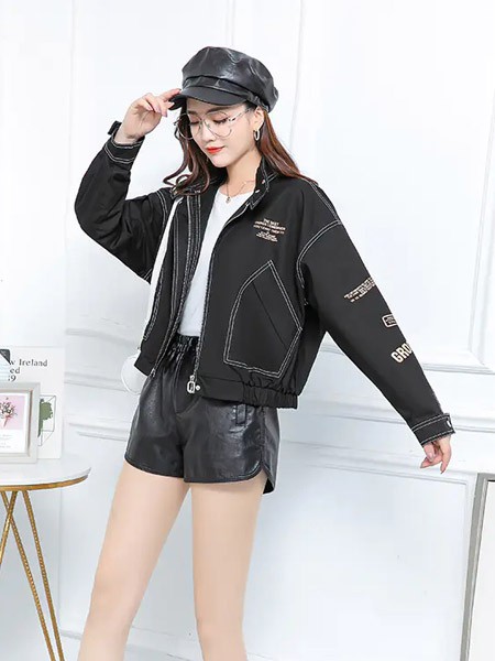 凯威路休闲装2022秋冬季黑色短裤