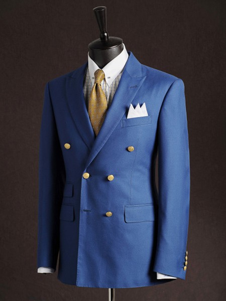 ​皇家绅士男装2022秋冬季藏蓝色西装