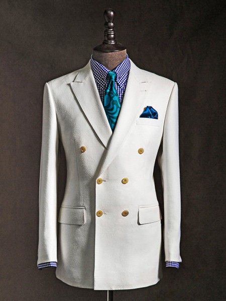 ​皇家绅士男装2022秋冬季白色西装