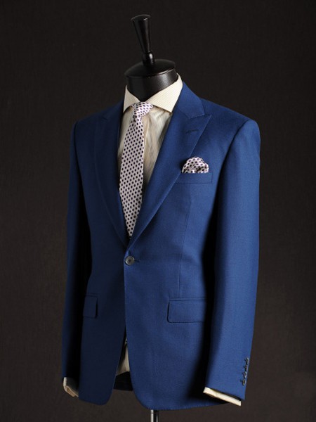 ​皇家绅士男装2022秋冬季蓝色西装