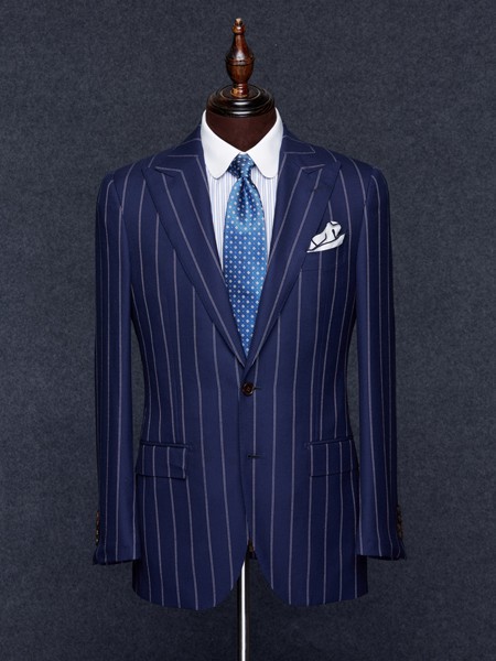 ​皇家绅士男装2022秋冬季藏蓝色西装