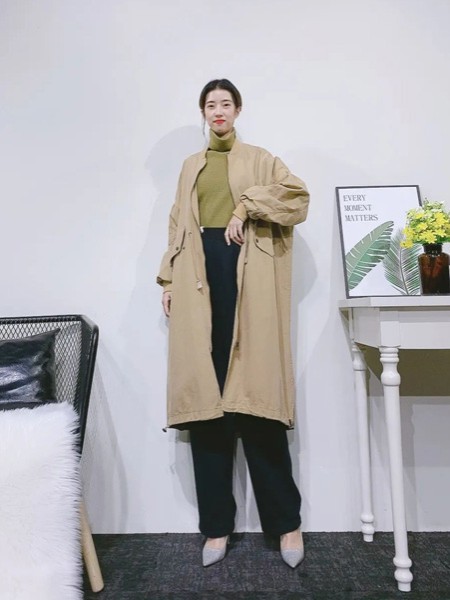 紫布语女装2022秋冬季黑色阔腿裤