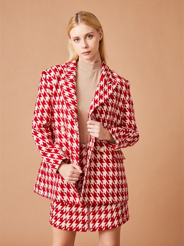 KSNJSN2022秋冬季红色大衣