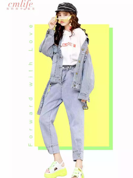 创美生活女装2022春夏季白色T恤