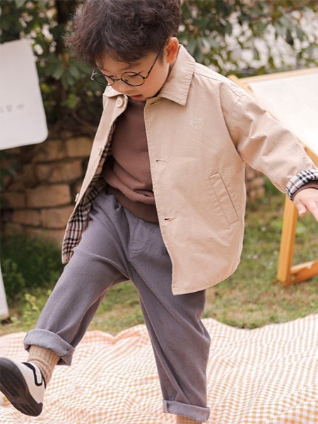 PEIQIFAMILY2022秋冬季灰色长裤