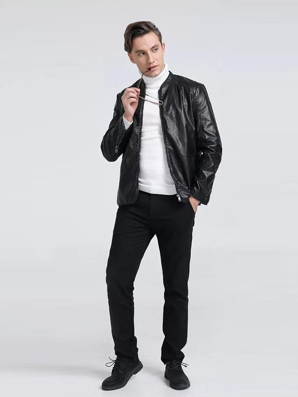 帝画男装2022秋冬季黑色长裤