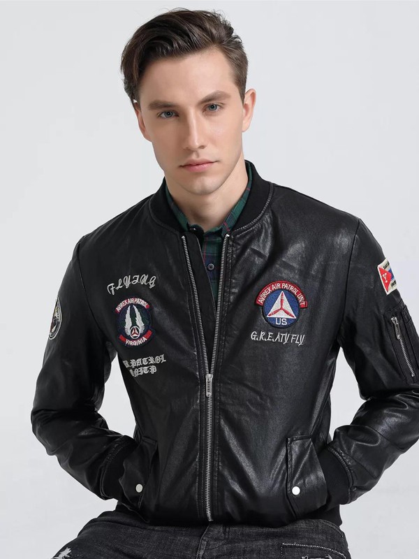 帝画2022秋冬季黑色皮衣