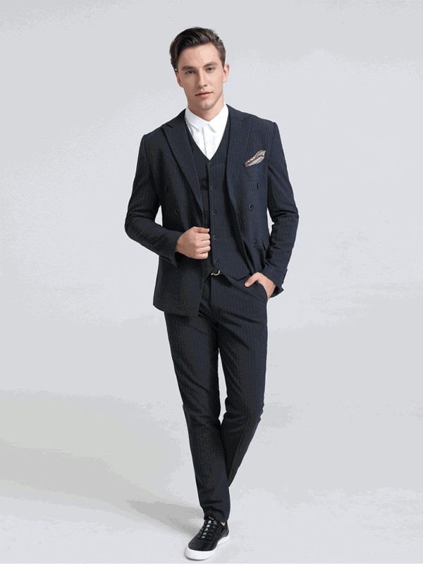 帝画男装2022秋冬季黑色西装裤