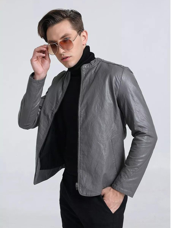 帝画男装2022秋冬季灰色外套