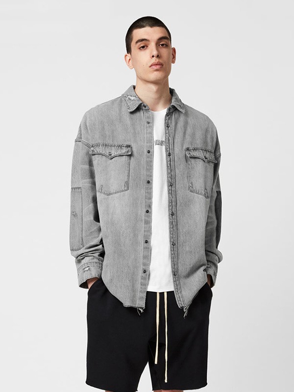 Allsaints2022秋冬季白色T恤