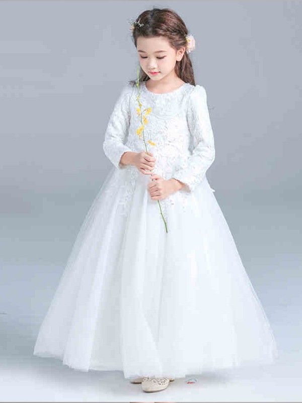 呱呱蛋童装2022春夏季白色连衣裙