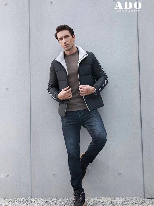 爱都2022秋冬季藏蓝色长裤