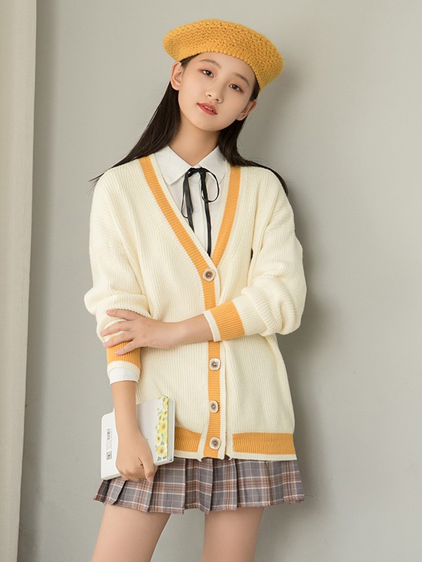 米珂凯蒂2022秋冬季棕色百褶裙