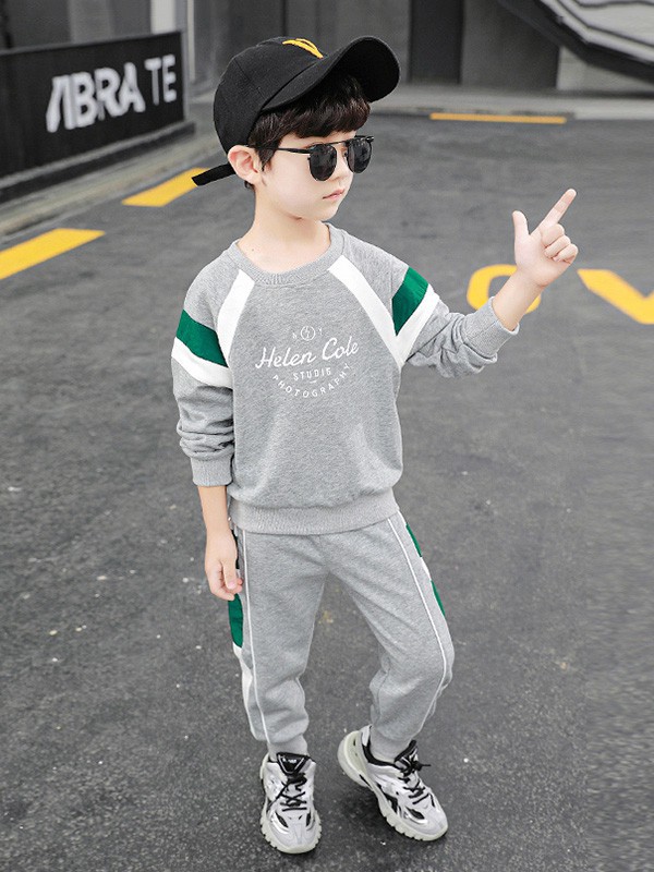 Panxiuyi2022秋冬季灰色运动装