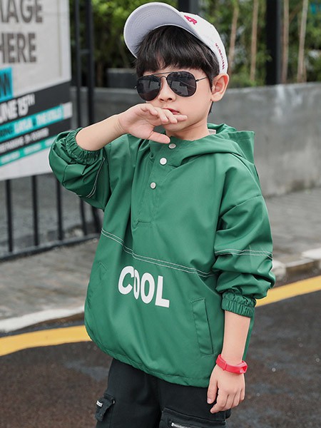 巴士猫2022春夏季绿色卫衣