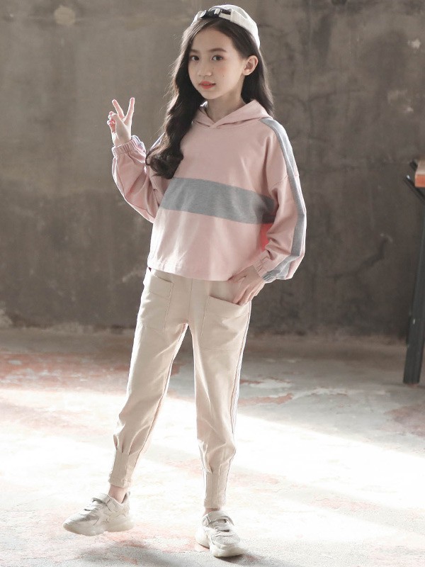 丝丝百合童装2022春夏季粉色T恤