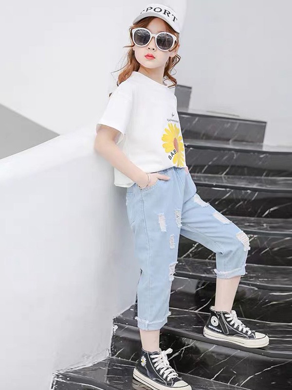 兔班长2022春夏季白色T恤