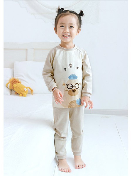 歌歌宝贝童装2022秋冬季灰色家居服