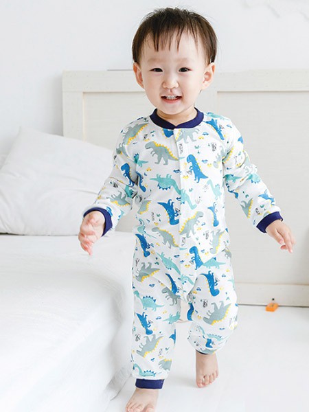 歌歌宝贝童装2022秋冬季白色家居服