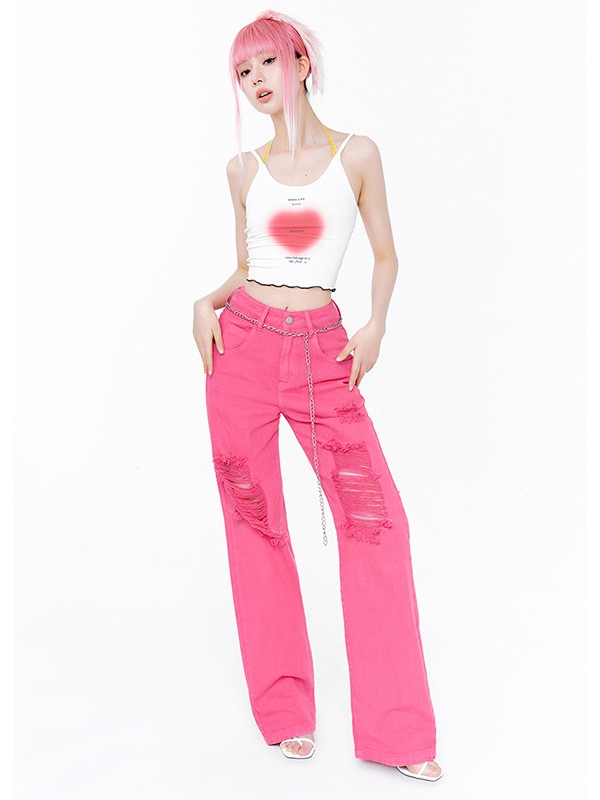 吾哈女装2022秋冬季白色背心