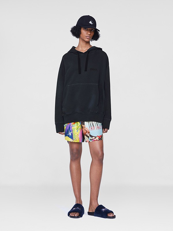 斯特拉·麦卡特尼2022秋冬季黑色卫衣