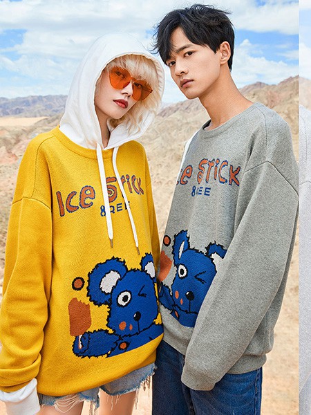 衣品天成休闲装2022秋冬季黄色卫衣