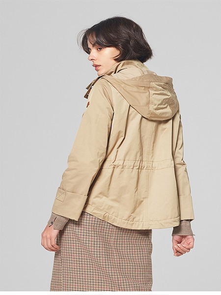 埃斯普利特休闲装2022秋冬季米色大衣