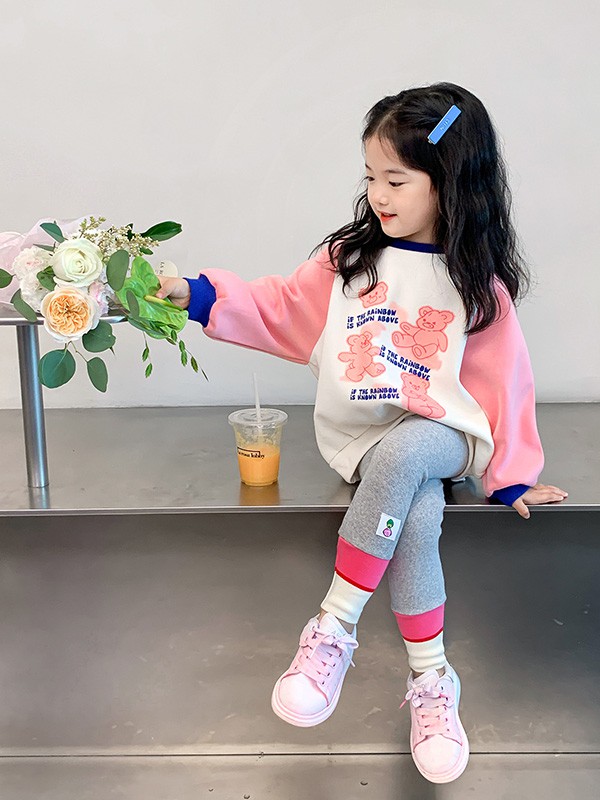 童图童装2022秋冬季白色T恤