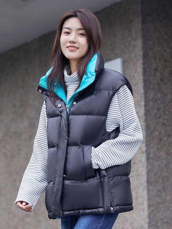 冰洁羽绒服2022秋冬季灰色T恤