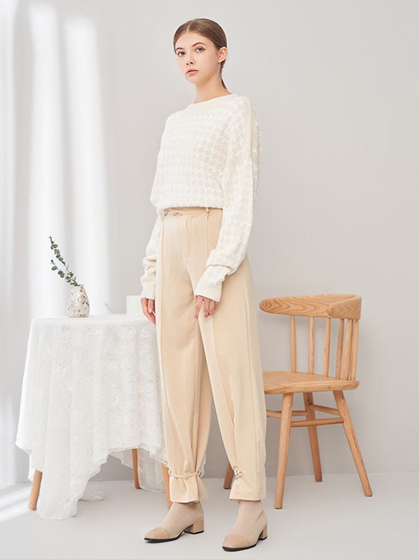 思诺芙德女装2022秋冬季白色T恤