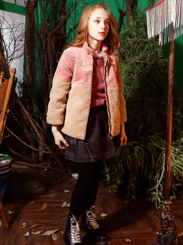 卡米丘童装2022秋冬季黑色短裙