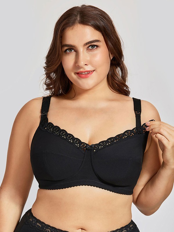 茄子妈咪2022秋冬季黑色孕产妇内衣