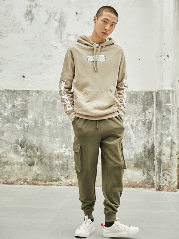 帝客休闲装2022秋冬季军绿色工装裤